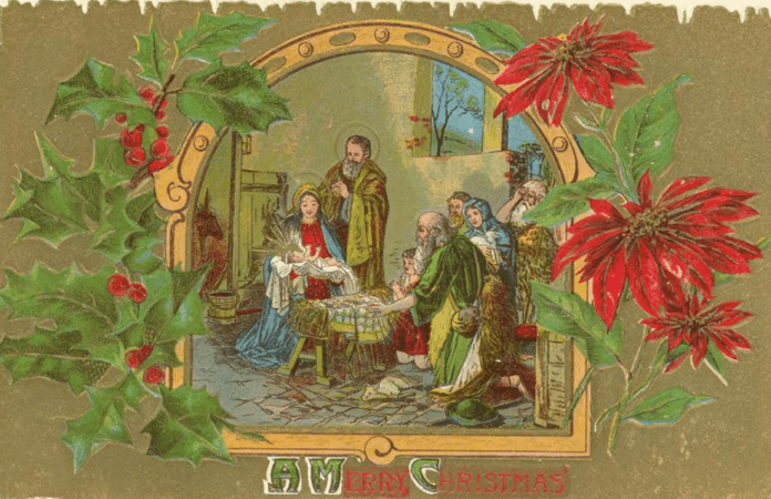 Early Christian Celebrating the birth of Christ