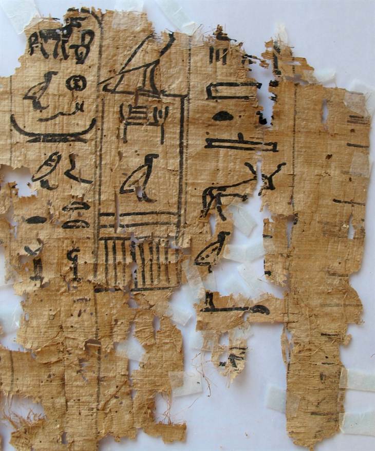 Fragment of Oldest Papyrus Found - 2575 BC 