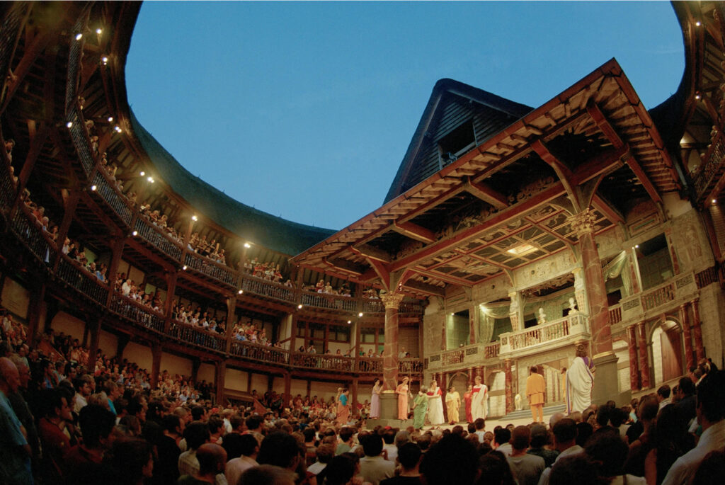 The Shakespeare Globe Theatre reconstructed